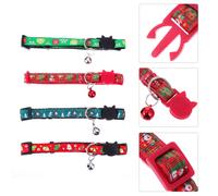 Collari di Natale regolabili da 4 pezzi Collar per cani da cane