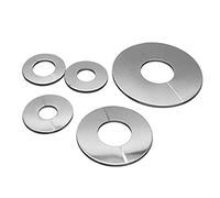 Collari per tubi, 71 mm, collare di copertura cromato in acciaio placcato in cromo per rubinetto alto, per scarico lavello, trappola di scarico