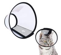 Collari Protettivi e Coni Collare Protettivo Forma Cono per Cane Gatto Ferita Recupero Guarigione Collare Anti Morso Cono per Animali Domestici Recupero (M Collo: 23-27cm;profondità: 12.5cm)