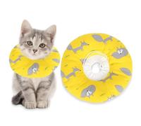 Collari Protettivi per Gatto, Collare Protettivo Gatto Antileccamento, Regolabile Collare Elisabettiano, Anti-Morso per Gatti Collari Protettivi, Curativi per Recupero Postoperatorio dell'Animale
