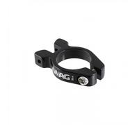 Collarino Reggisella Attacco Portapacchi 31.8mm Nero Alluminio Bici