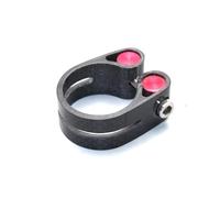 Collarino Reggisella Completamente carbone Mtb. Morsetto del reggisella adatto for 27.2/30,8 31.6mm Post Quick Release Carbon Mountain Road Bicycle Sedile(31.6 Open Matte)