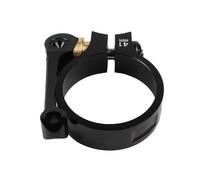 Collarino Reggisella Morsetto for reggisella bicicletta Ultraleggero 31g Clip tubo sella in lega di alluminio da 33,9 mm(Noir)