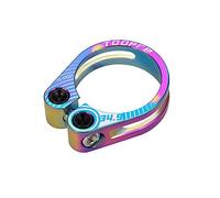 Collarino Reggisella Morsetto for tubo sella Accessori ciclismo a sgancio rapido in lega di alluminio reggisella bicicletta da montagna 31,8 mm 34,9(Multicolor 34.9mm)