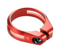 Collarino Reggisella Morsetto reggisella for bicicletta da strada Tubo sella 34,9 mm con vite in titanio Morsetti bici MTB Accessori ciclismo(34.9 red)