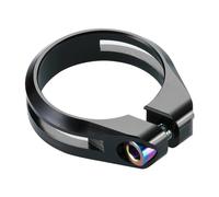 Collarino Reggisella Morsetto reggisella for bicicletta da strada Tubo sella da 34,9 mm con vite in titanio Morsetti for bici MTB Accessori for ciclismo Collarino Reggisella 34.9 (Color : 31.8 black