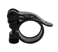 Collarino Reggisella Morsetto reggisella for bicicletta in alluminio a sgancio rapido MTB bici da strada 28.6/31.8/34.9mm Clip tubo sella ultraleggero(31.8mm seat clamp)