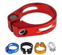 Collarino Reggisella Morsetto reggisella for bicicletta in lega di alluminio 31,8/34,9 mm for tubo sella MTB Clip for for bici Parti for Sella for for(34.9mm Red)