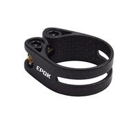 Collarino Reggisella,Morsetto Sella Bici Fibra di carbonio super leggera Mtb. Bicicletta da strada Bicycletpost Morsetto a sella Pino opaco lucido lucido sedile a carbonio Accessorio Bike Bike Accesso