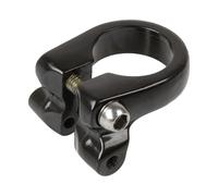 Collarino Sella Alluminio Nero 28.6mm con Attacchi Laterali per Portapacchi