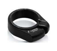 Collarino Sella Miche Alluminio 34.8 mm per Bici Corsa Carbonio Nero