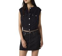Levi's - Gilet blouson in denim vintage nero S