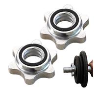 Collars Dumbbell Hex Nut - Weight Clamps for Barbell | Portable Collars | Weight Collar | Screw Clamp Replacement, Weights Stoppers, Casting Iron Weights Bar Clamps |