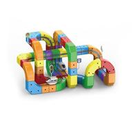 Collazoey Set Trenino Elettrico, Treno Motorizzato Sfidando la Gravità, Set di 34 pezzi Magic Rail Block, DIY Cube Track, Gioco su Pista, Giocattolo Educativo Natale Regalo Bambino