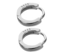 COLLBATH 1 Paio Orecchini Lucidi Orecchini a Cerchio Leggeri Orecchino Dichiarazione Mini Orecchini a Cerchio Orecchini a Cerchi Rotondi Orecchini Piercing All'orecchio Argento 925