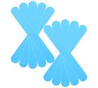 COLLBATH 10 Pezzi Bastoncini Plastica Abbassalingua per Esami Orali, Raschietto Lingua Monouso Inodore, Strumenti Medici Confortevoli per Adulti, Multiuso per Igiene Orale e Fai da Te