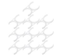 COLLBATH 10 pezzi Clip per Filtro Acqua in Plastica da Morsetti Resistenti per Custodie Filtri Ro Accessori Depuratore Durevoli e Leggeri Design Compatto e Superficie Liscia per Fissaggio