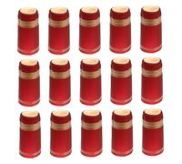 COLLBATH 100 Pezzi Tappi Termoretraibili Per Vino Rosso Manicotti Termoretraibili Per Bottiglie Vino Capsule Con Coperchi A Strappo Capsule Per