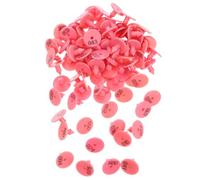 COLLBATH 100 Pezzi Targhette Auricolari per Animali Piccoli con Numeri Univoci Targhetta per Orecchie di Coniglio e Cane Resistente Agli Urti Identificazione Organizzata per Gestione