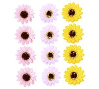 COLLBATH 12 Pezzi Girasole di sapone fiori di rosa profumati di San floreale decorazioni per bomboniere decorazione casa girasole decorativo delicato fiore di sapone