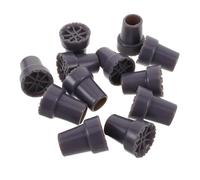 COLLBATH 12 Pezzi Gommini Antiscivolo per Bastoni Puntali in Gomma Resistenti per Stampelle e Sedie Comode Silenziosi e Facili da Montare Ricambi per Ausili da Passeggio