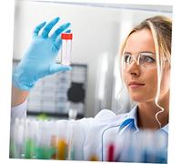 COLLBATH 12 Pezzi Provette per Campionamento Feci con Vite Contenitori Sigillati per Conservazione Campioni Medici Tubo Raccolta Specimen Igienico e Antiperdita