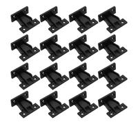 COLLBATH 16 Set Set 16 Pezzi Connettori per Mobili Chiusura a Scatto Regolabili, Clip a Pressione per Pannelli Armadio e Staffe Angolari per Fissaggio Rapido di Mobili Cucina, Bagno e