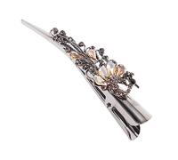 COLLBATH 1pezzi Clip Per Vintage Con Design Incastonato Cristallo Accessorio e Clip Duckbill Per Colore