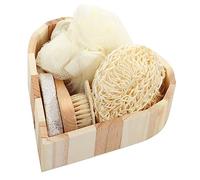 COLLBATH 1set Accessori Per La Doccia Strumenti Esfolianti Per Corpo e Piedi Massaggiatore Per Pulizia Della Spazzola e Rete Per Esfoliazione Profonda e Comfort
