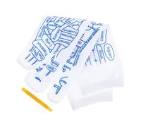 COLLBATH 1set Calzini Per Riflessologia Con Strumenti Di Massaggio e Diagrammi Per Corpo Calzini Acupressione Per Rilassamento e Benessere Quotidiano