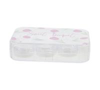 COLLBATH 1set Custodie Per Lenti Contatto Kit Portatile Per Conservazione e Viaggio Scatola Piccola e Leggera e Resistente Adatta Per Uso Quotidiano e Trasferta