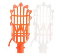 COLLBATH 2 pezzi Attrezzi per Raccogliere Frutta Senza Asta Cestini Leggeri Antiruggine per Mele Arance Pere Mango Kit Raccolta Orto e Frutteto