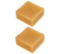 COLLBATH 2 Pezzi Cera D’api Naturale Gialla per Mobili in Legno 2 Pezzi, Blocco Lucidante e Protettivo per Pulizia e Restauro Superfici, Cura Intensiva per Tavoli, Sedie e Armadi, Uso