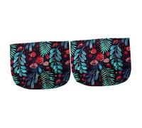 COLLBATH 2 Pezzi Di Sacchetti Riutilizzabili Per Alimenti in Cotone Cerato Per Snack Di Frutta E Verdura Richiudibili E Facili Da Aprire