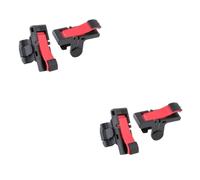 COLLBATH 2 Pezzi Il Tuo Pulsante Rapido Per Artefatto Mangia-pollo Da Gioco Per Controller Accessorio Per Giochi Per Telefono Nero Rosso