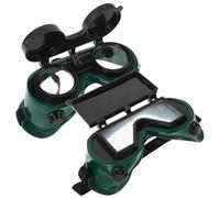 COLLBATH 2 pezzi Occhiali da Saldatura Flip-up Protettivi per Lavoro Industriale Doppi Strati Anti-radiazioni e Polvere Occhialini Sicurezza per Saldatori con Design Ergonomico e Materiali