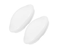 COLLBATH 2 pezzi Paralume Plafoniera in Plastica Forma a Cupola Copertura Bianco Opaco per Lampade Soffitto Sostituzione per Camera Balcone Cucina e Bagno Ø