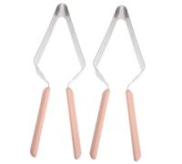 COLLBATH 2 Pezzi Spatola e Divisore per Torta Acciaio Inossidabile con Antiscivolo Taglierina per Fette Uniformi Strumento Ergonomico per Matrimoni e Dolci