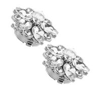 COLLBATH 2 Pezzi Studi per camicia Borchie per gemelli da smoking Gemelli francesi Borchie per camicia con polsino francese Silver