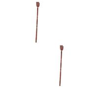 COLLBATH 2 Pezzi Tiragraffi In Legno Di Pero Massaggiatore Pruriginoso Come Un Tiragraffi Per La Schiena In Legno Marrone