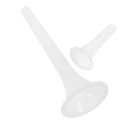 COLLBATH 2 Pezzi Tubo per Insaccare Salsicce in Plastica Riutilizzabile Bianco, Accessorio per Tritacarne Elettrico, Facile da Pulire e Salvaspazio per Cucina e Produzione Salsicce