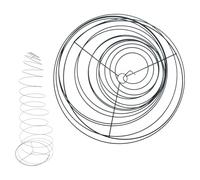 COLLBATH 2 Pezzi Tutore a Spirale per Piante, Sostegno per Pomodori in Acciaio Inossidabile Verde, per Giardino, Facile da Usare, per Piante Rampicanti e Ortaggi