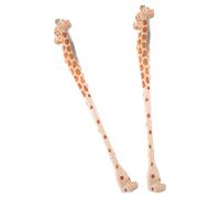 COLLBATH 2 Pezzi Wooden Back Scratcher With Long Handle Artistic Woodcarving Itch Relief Tool For Men And Women Portable Body Relaxation Stick For Gift Giving