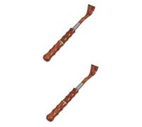 COLLBATH 2 Pz del legno massaggiatore per schiena artiglio graffiante schienale allungabile Indietro solletico strumento grattaschiena lungo artiglio grattatore Palissandro Brown