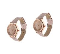 COLLBATH 2 Pz Guarda Orologio Per Il Tempo Libero Decorazione Dell'orologio Orologi Da Ragazza Ornamento Dell'orologio Orologio Da Donna Chic Orologio Per Le Donne Orologi Da Uomo Rosa Lega