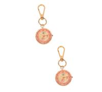 COLLBATH 2 Pz Orologio Da Taschino Da Infermiera Portachiavi Con Moschettone Portachiavi Per Cintura Orologio Digitale Orologi Per Infermieri Distintivo Infermieristico Orologio Muto Lega