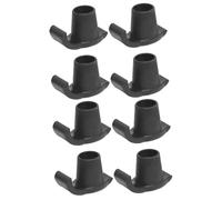 COLLBATH 2 Set Accessori Per Pad Del Piede Accessori Per Deambulatore Camminatore Deambulatore Per Anziani Scivoli Da Sci Da Passeggio Parti Pratici Alianti Plastica Nero 4 Pezzi * 2