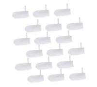 COLLBATH 2 Set Da 18 Pezzi Lettino Per Le Dita Di Garza Spazzolini Da Denti Da Dito Spazzolino Da Denti Per Bambini 12 Mesi in Su Massaggiagengive Per Molari Spazzolini Di Garza Bianca