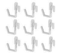 COLLBATH 20 Pezzi Ganci per Pannello Attrezzi in Plastico per Pegboard | Stabili, Facili da Usare, per Cucina e Fabbrica, Organizzazione Ordinata degli Oggetti