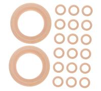 COLLBATH 20 Pezzi Portatovaglioli in Legno Naturale Design Adatti per Matrimonio Feste e Decorazioni Tavola Festive Accessori Sostenibili per Ambienti Casalinghi e Formali